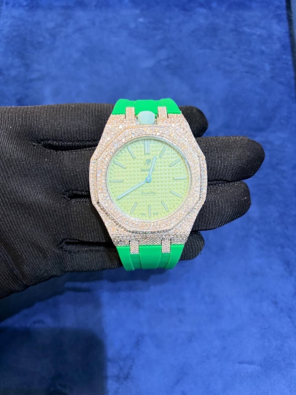AP X SWATCH Royal Pop Iced out watches 💎